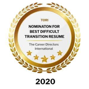 Nomination, Best Difficult Transition Résumé